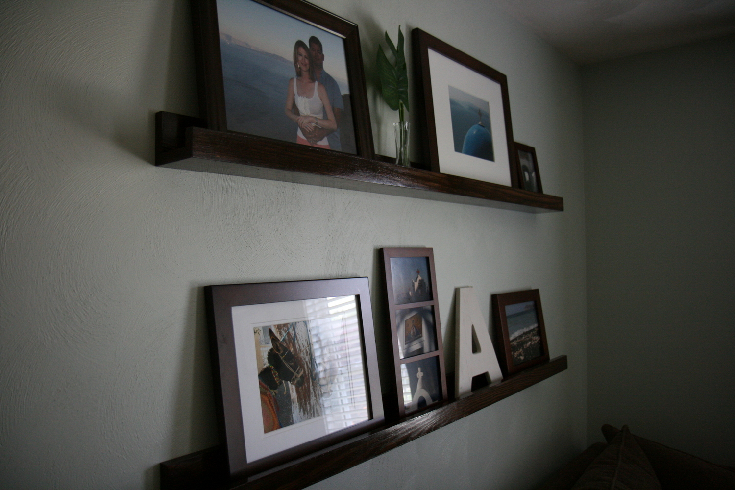 Gallery Wall Diy Picture Ledges Whitney Erickwhitney Erick