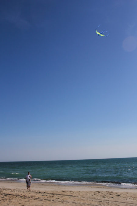 kite at Coquina Beach