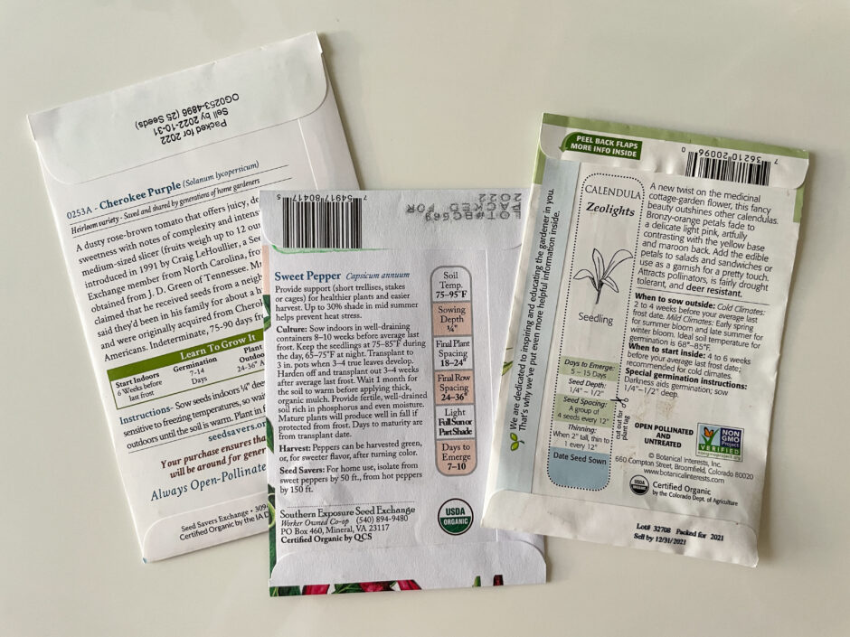 When to plant seeds? It's confusing with seed packets.